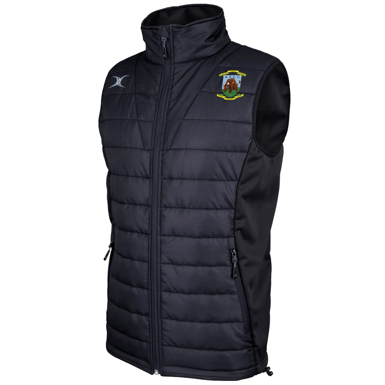 Health Sciences University RFC Senior's Black Pro Mens Body Warmer