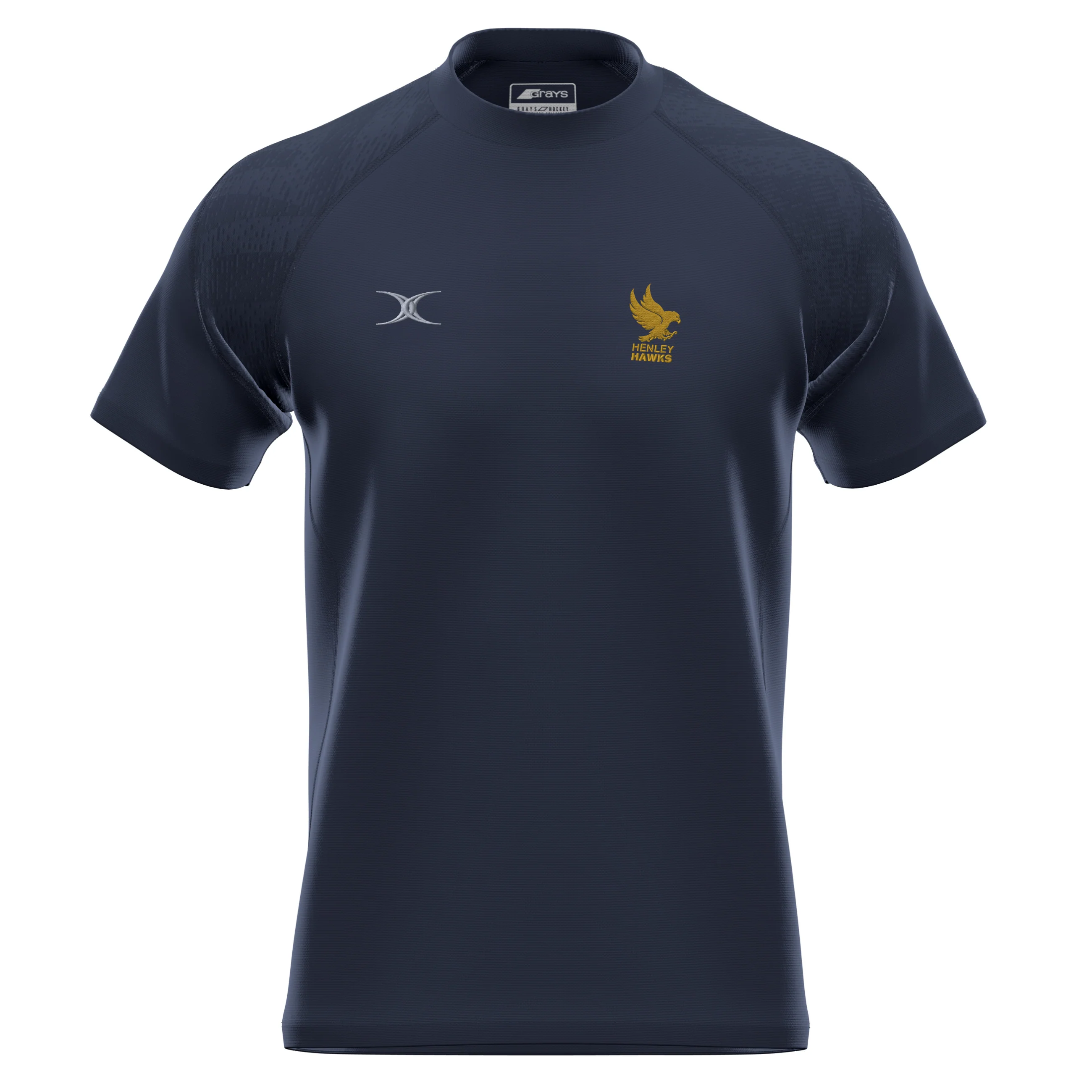 Henley Hawks RFC Senior's Dark Navy GTS S/S Shirt