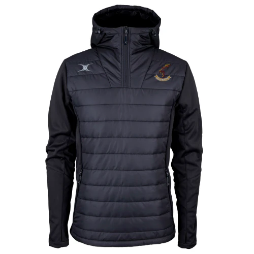 Hook and Odiham RFC Adult's Black Pro Active Quater Zip Jacket - Image 3