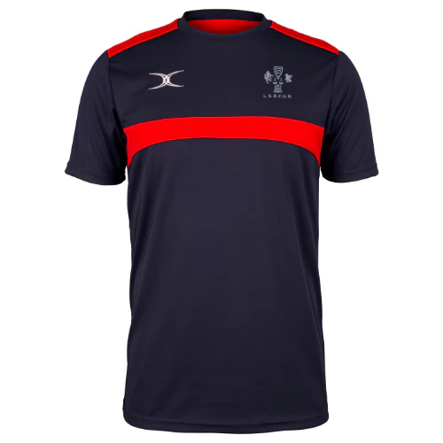London Society Rugby Union Referees Child's Dark Navy / Red Photon Tee Navy/Red