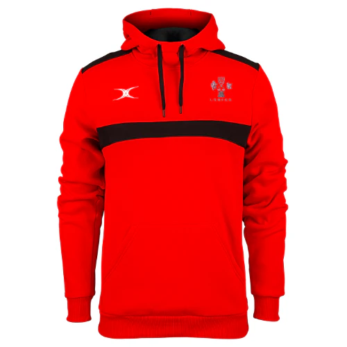 London Society Rugby Union Referees Child's Red / Black Photon Hoodie Red/Blk