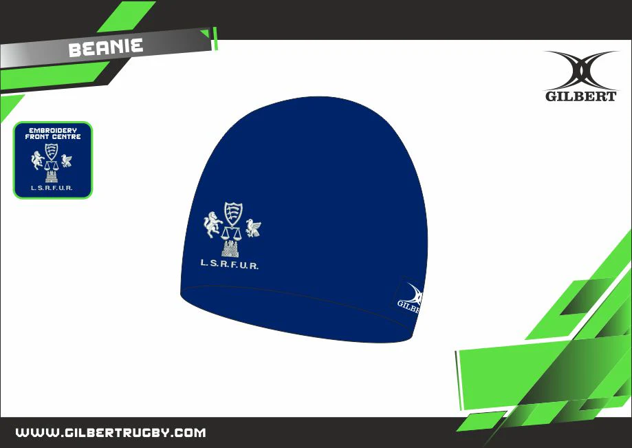 London Society Rugby Union Referees 's Navy Beanie Hat - Image 2