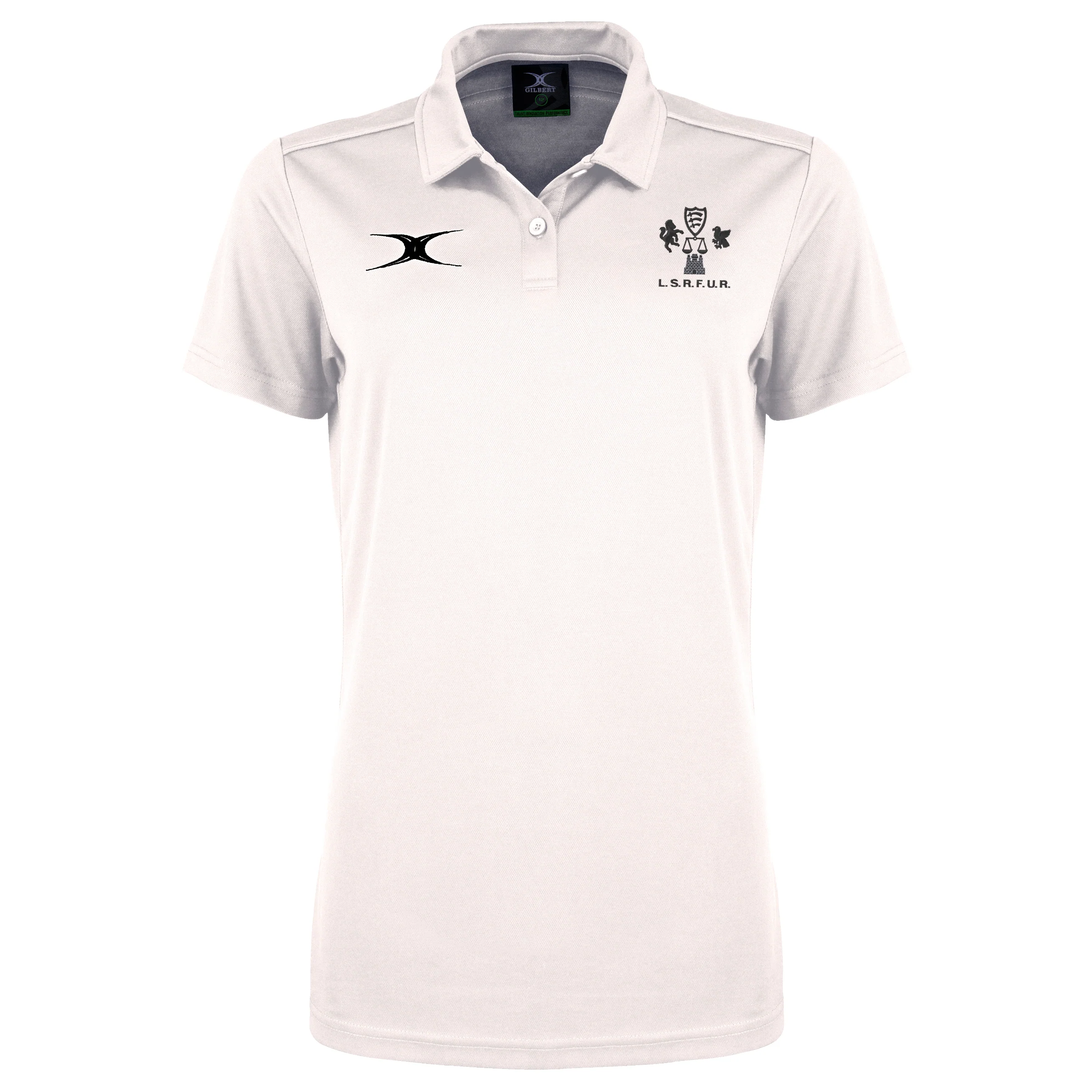 London Society Rugby Union Referees Senior's White Photon II S/S Polo Shirt