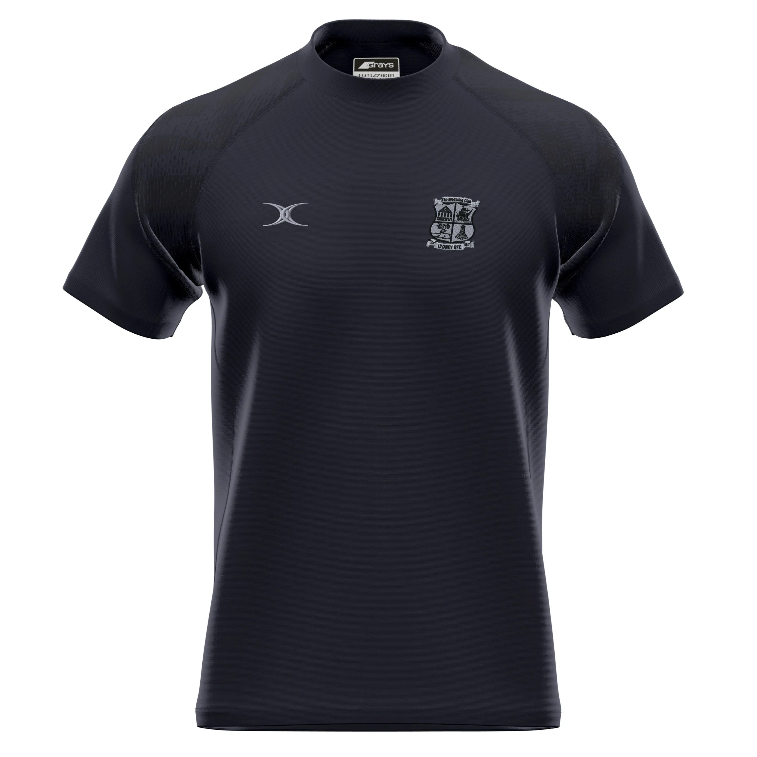Lydney RFC Junior's Black GTS S/S Shirt UB