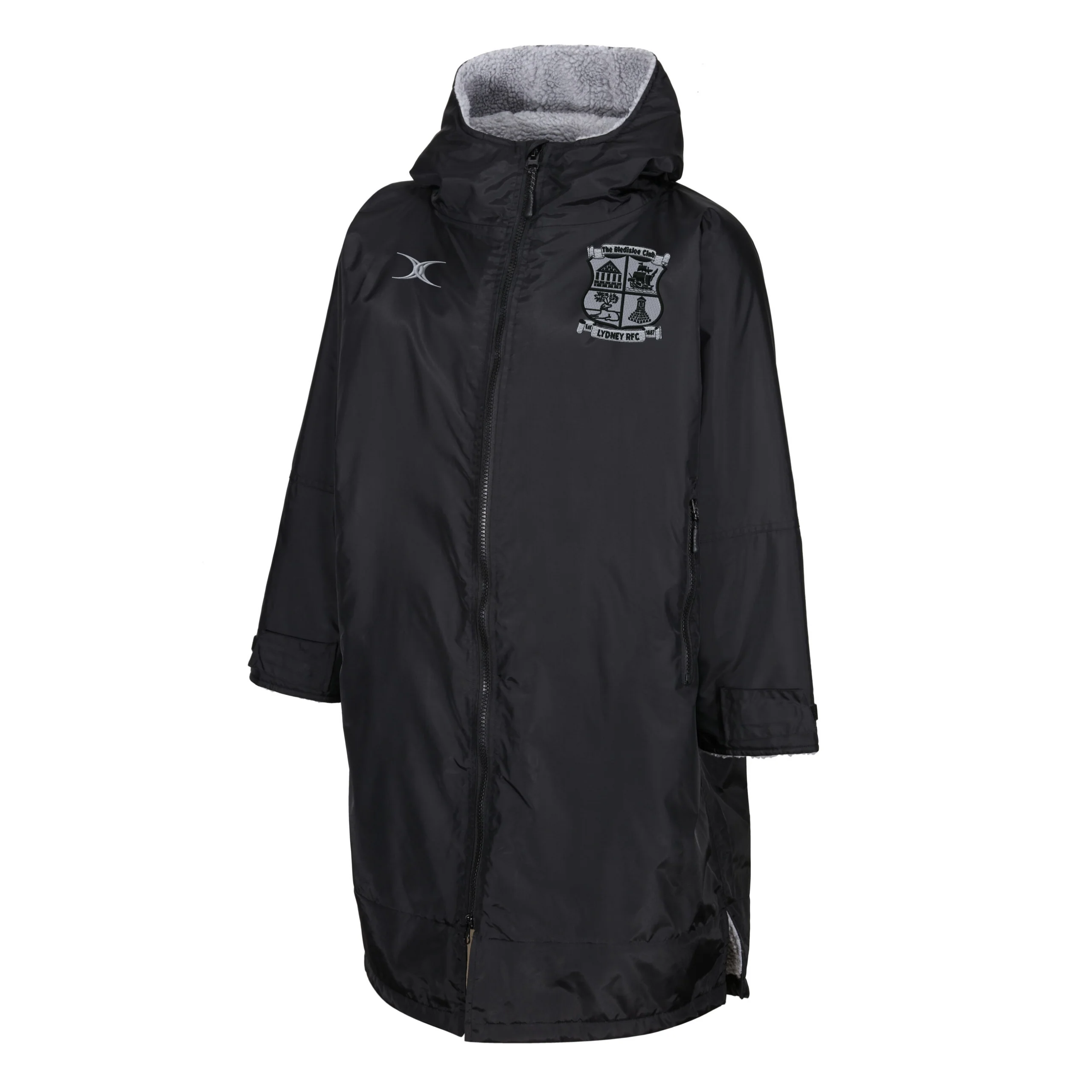 Lydney RFC Senior's Black All Weather Change Robe Jacket