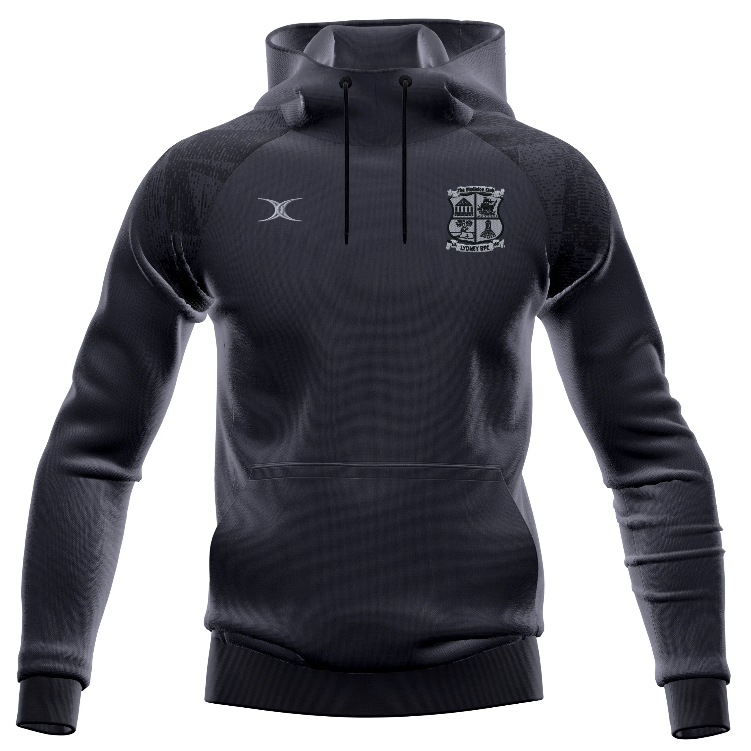 Lydney RFC Senior's Black GTS Hoodie