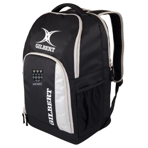 Magdalen College Rugby Adult's Black Club Rucksack V3