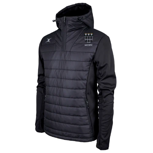 Magdalen College Rugby Adult's Black Pro Active Quater Zip Jacket