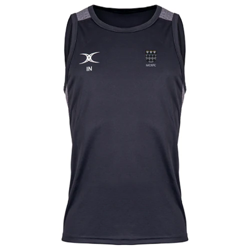 Magdalen College Rugby Adult's Black Pro Vest-Senior