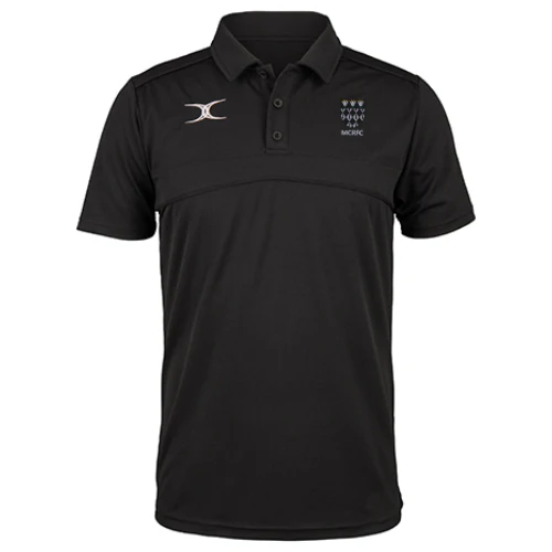 Magdalen College Rugby Senior's Black Photon II S/S Polo Shirt