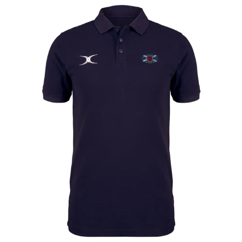 Murrayfield Wanderers FC Adult's Dark Navy Quest Mens Polo