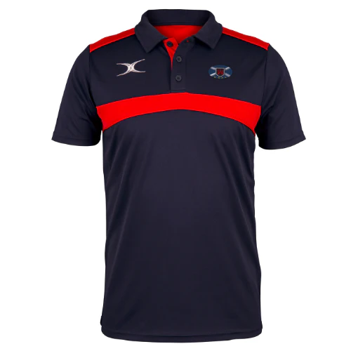 Murrayfield Wanderers FC Child's Dark Navy / Red Photon Polo