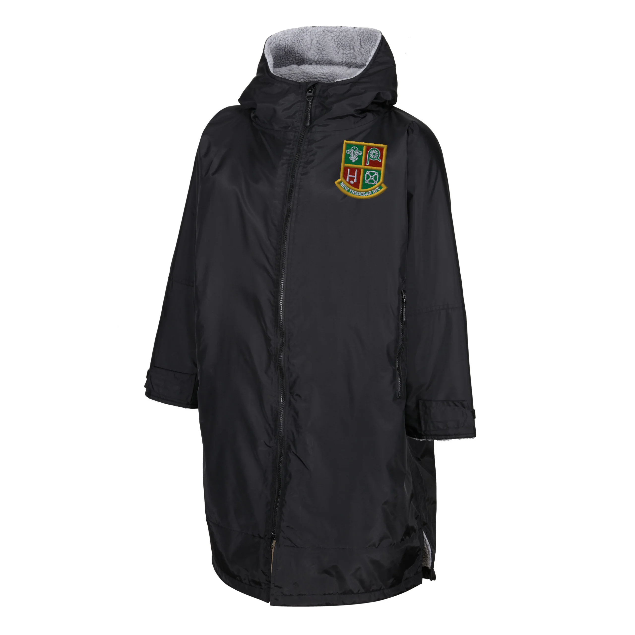 New Tredegar RFC Senior's Black All Weather Change Robe Jacket