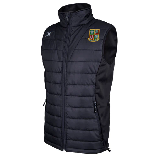 New Tredegar RFC Senior's Black Pro Mens Body Warmer