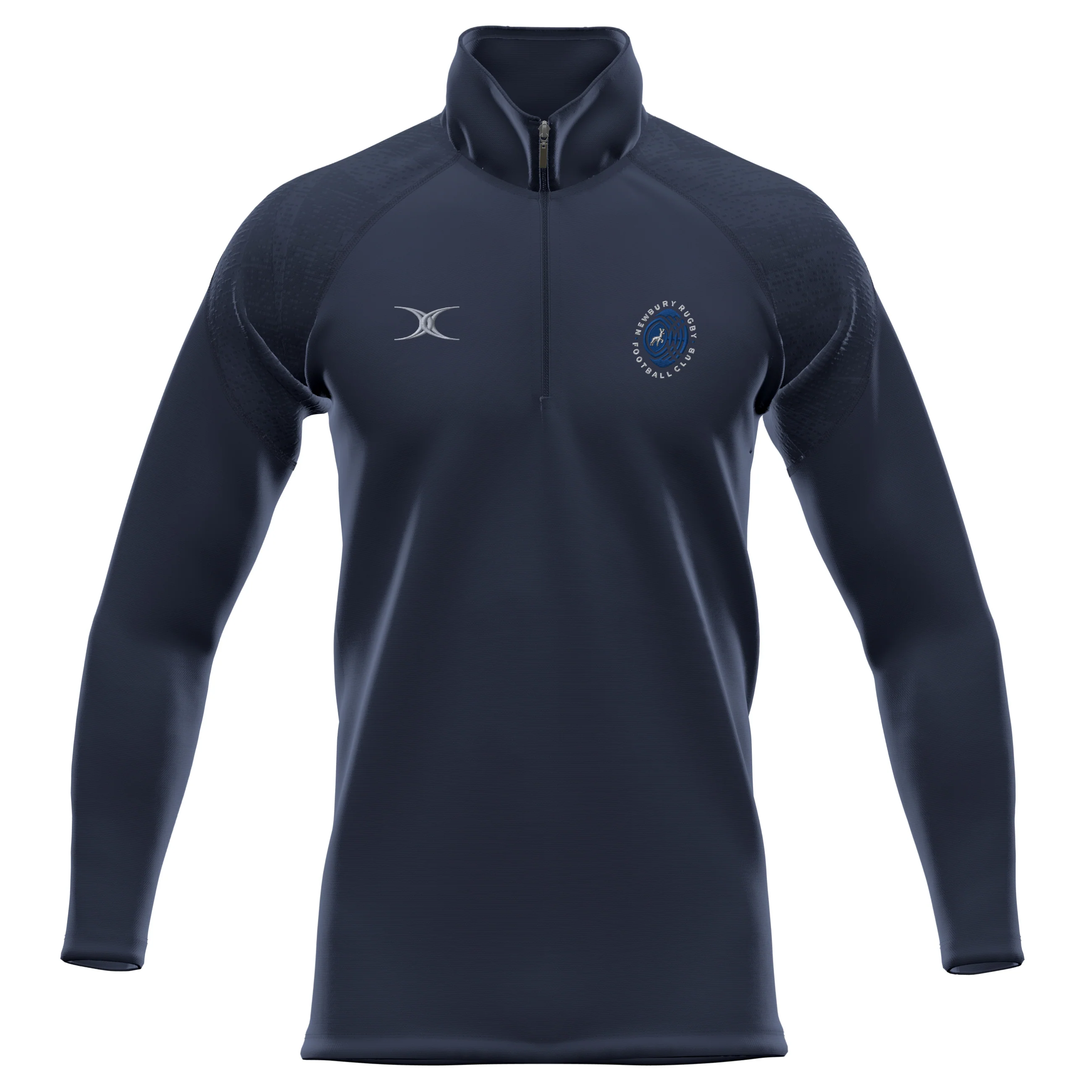 Newbury RFC Senior's Dark Navy GTS 1/4 Zip Fleece