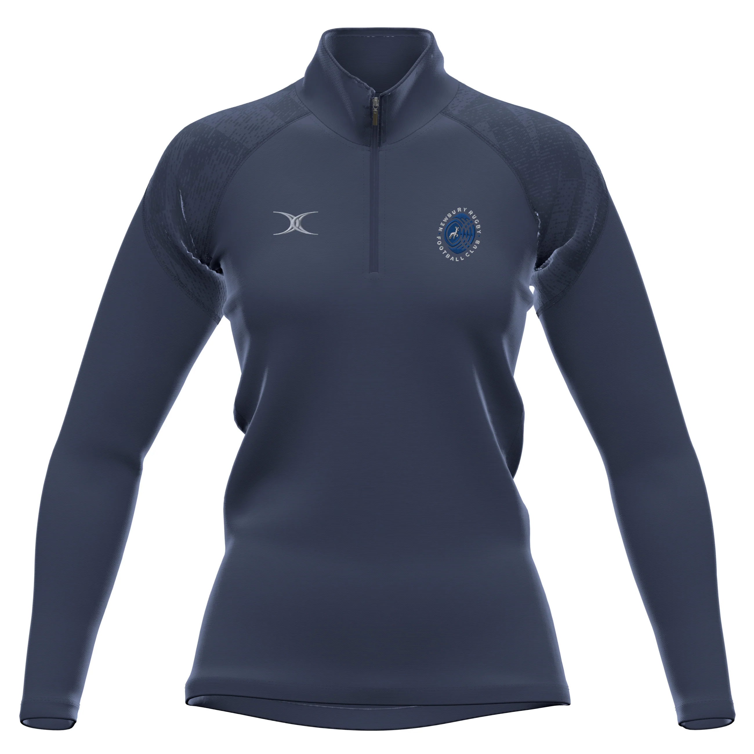 Newbury RFC Women's Dark Navy GTS 1/4 Zip Fleece
