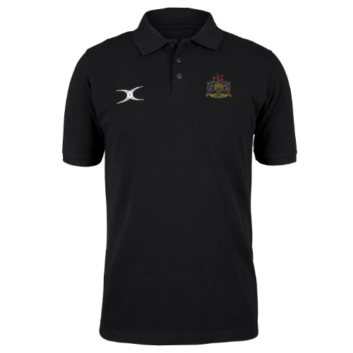 Newcastle Staffs RUFC Adult's Black Quest Mens Polo