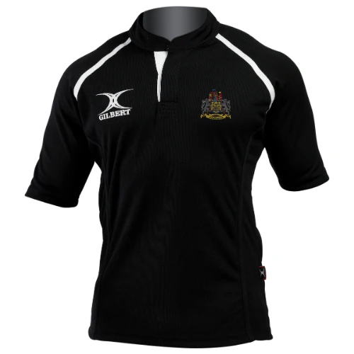 Newcastle Staffs RUFC Child's Black Xact II Monochrome Shirt