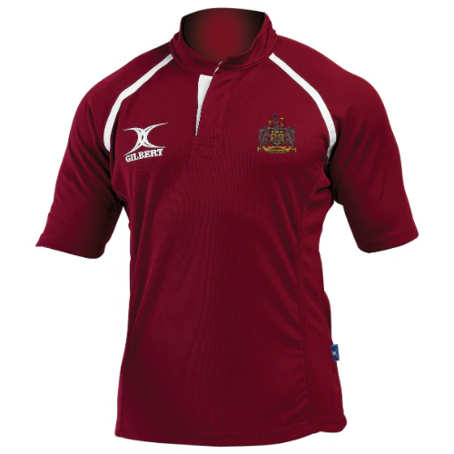 Newcastle Staffs RUFC Child's Maroon Xact II Monochrome Shirt