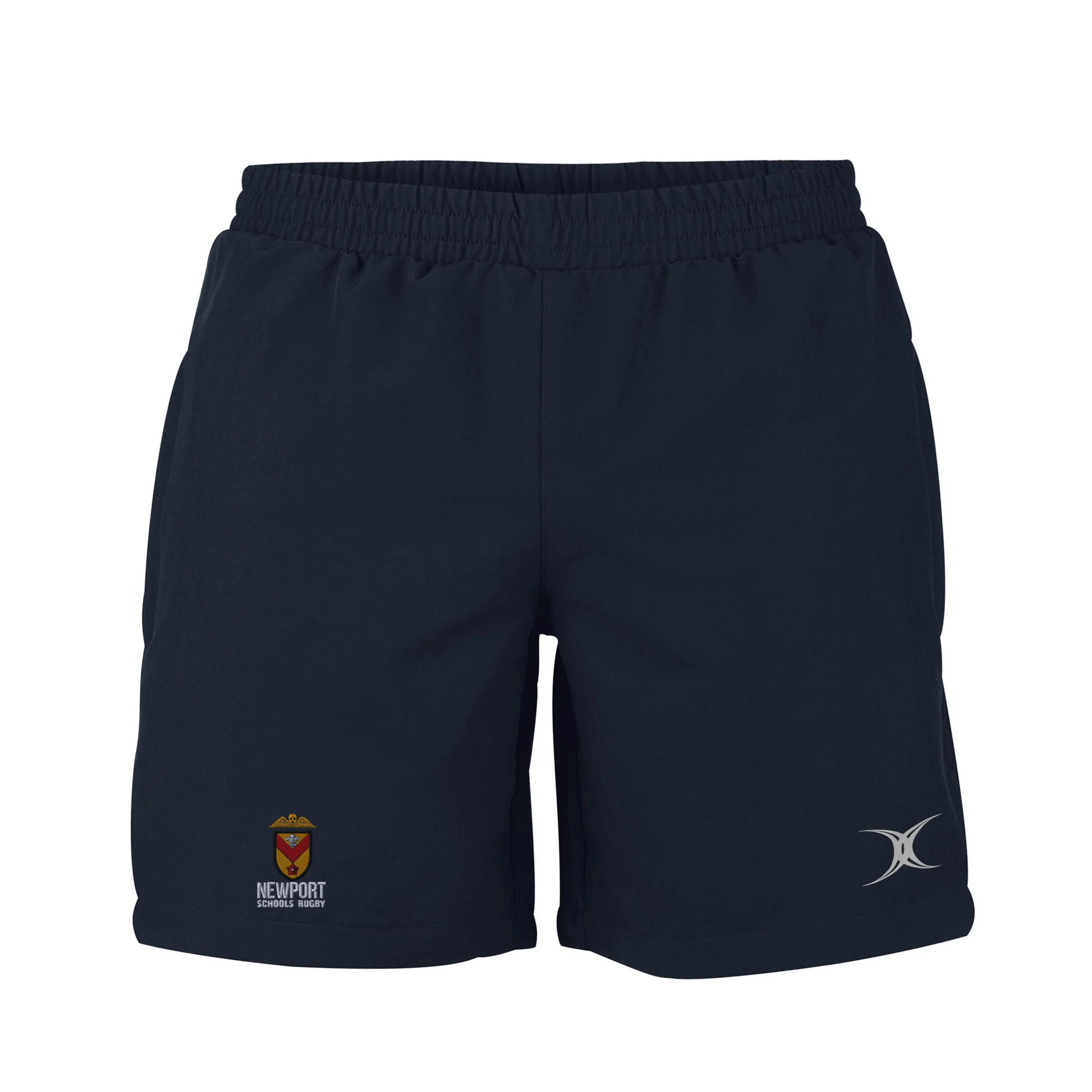 Newport Schools Rugby Senior's Black Evo Shorts