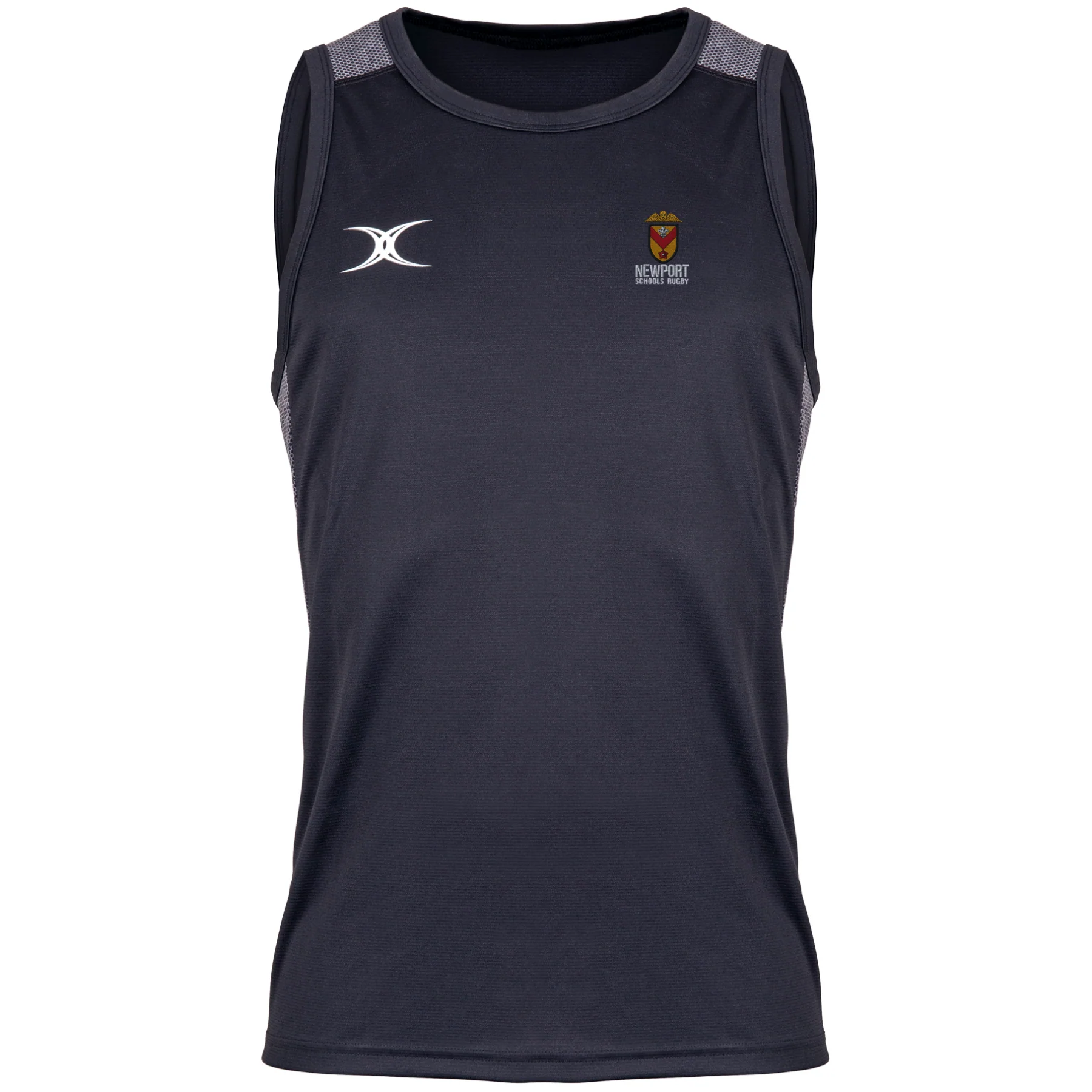 Newport Schools Rugby Senior's Black Pro Vest