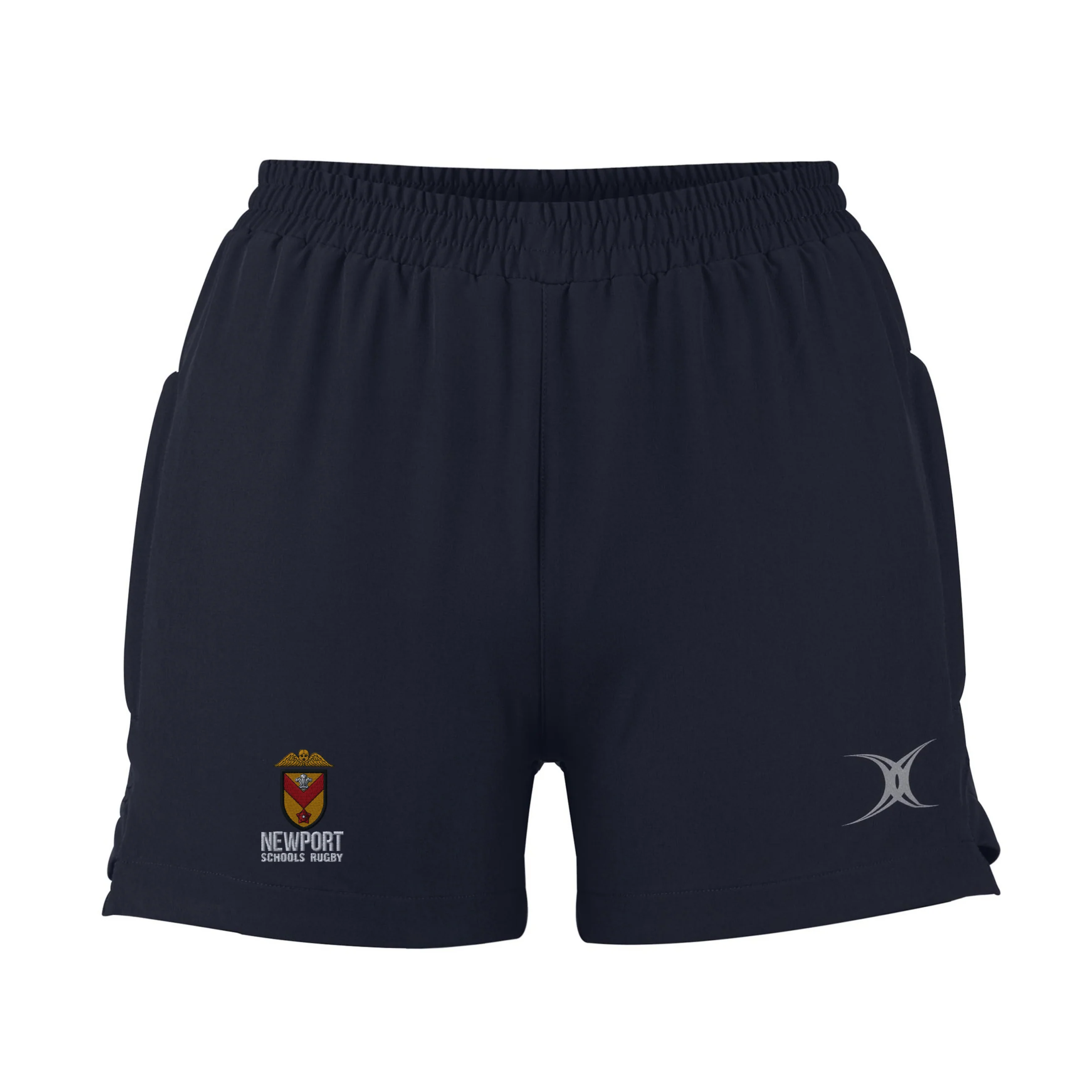 Newport Schools Rugby Women's Black Evo Shorts