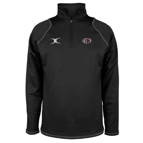 Next Gen XV Senior's Black Quest Mens 1/4 Zip Fleece