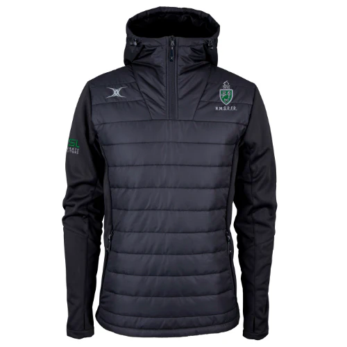North Midlands Rugby Referees Adult's Black Pro Active Quater Zip Jacket