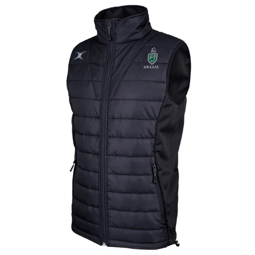 North Midlands Rugby Referees Adult's Black Pro Mens Body Warmer
