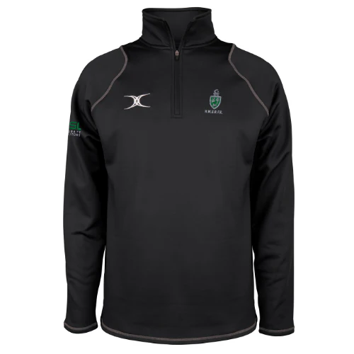 North Midlands Rugby Referees Adult's Black Quest Mens 1/4 Zip Fleece