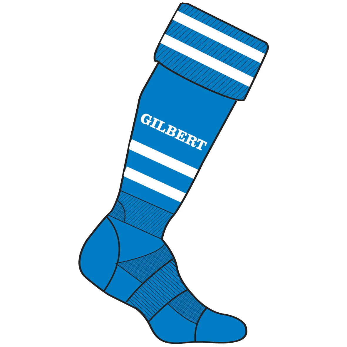 North Ribblesdale RFC Senior's Royal Training Socks - Image 2