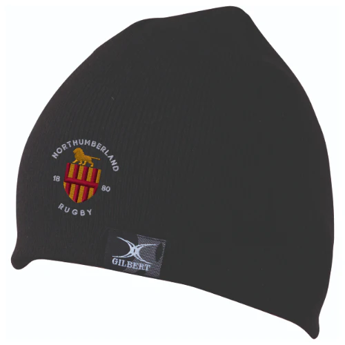 Northumberland RFU's Black Beanie Hat