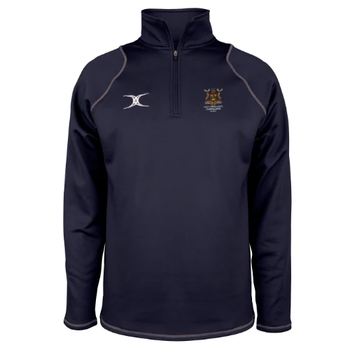 Nottingham Corsairs RFC Senior's Dark Navy Quest Mens 1/4 Zip Fleece