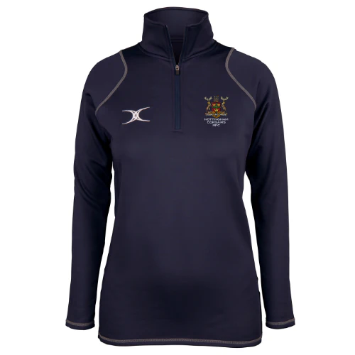 Nottingham Corsairs RFC Women's Dark Navy Quest Ladies 1/4 Zip Fleece