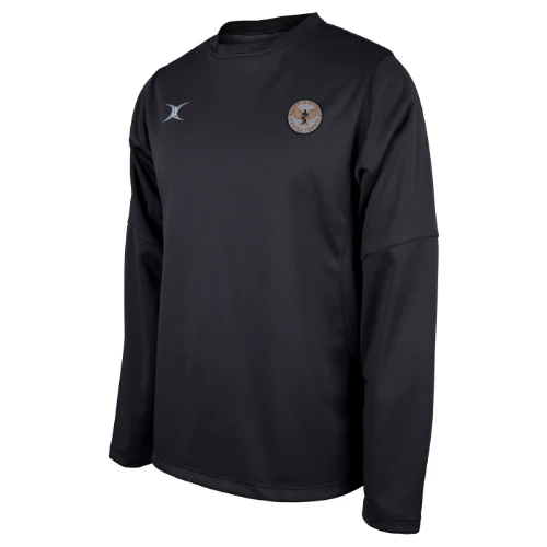 Nottingham Medics Tennis Senior's Black Pro Warm Up Top