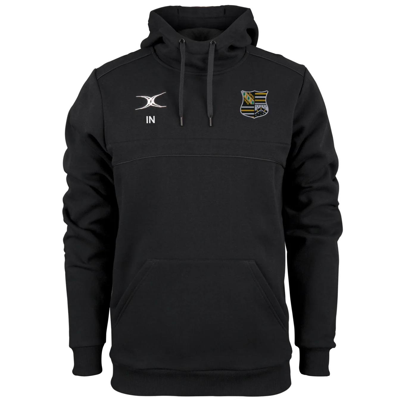 Oadby Wyggestonians RFC Junior's Black Photon Hoodie Black Child