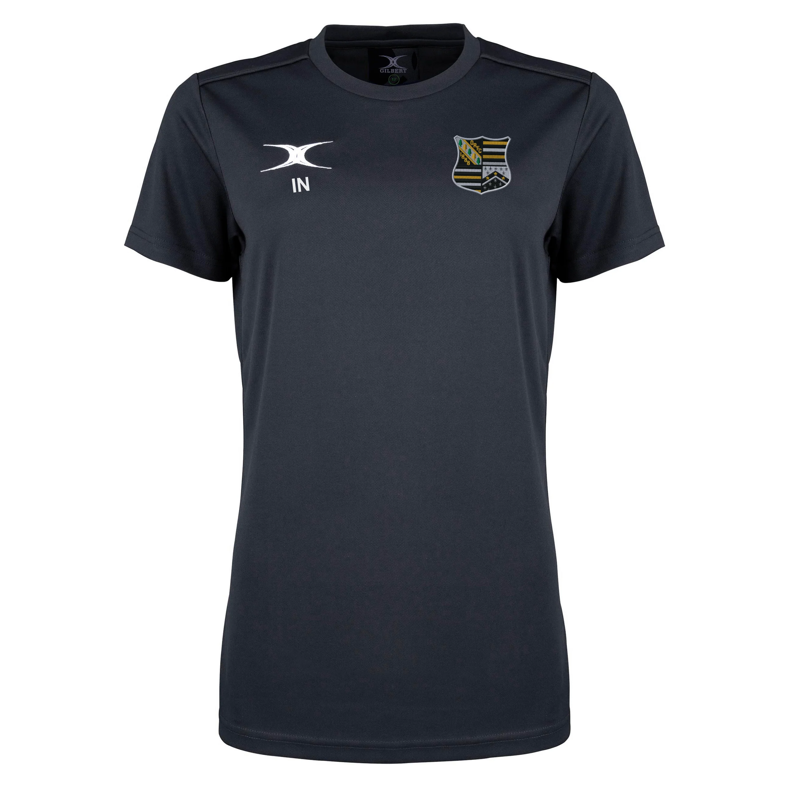 Oadby Wyggestonians RFC Senior's Black Photon II S/S Tee Shirt