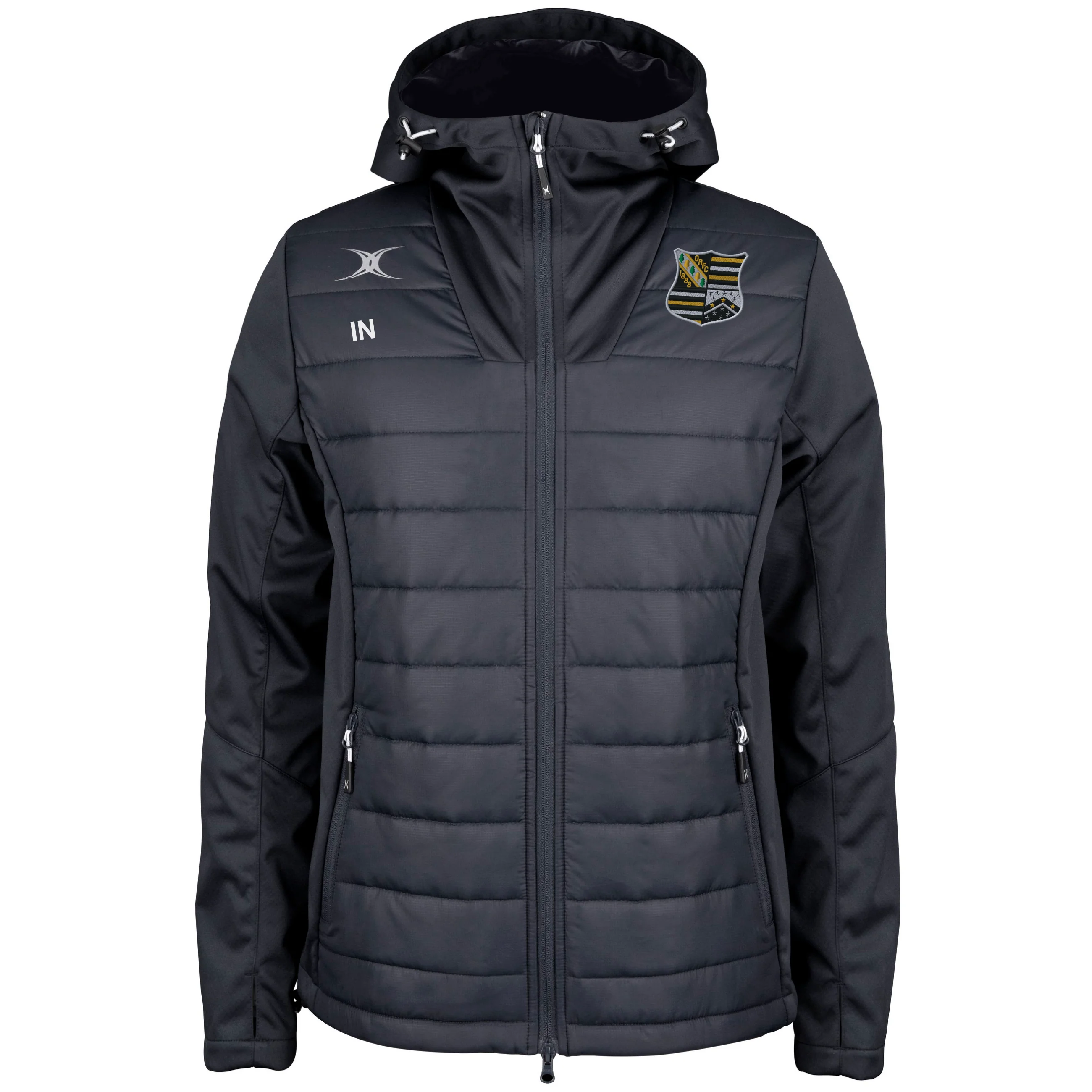 Oadby Wyggestonians RFC Senior's Black Pro Active Full Zip Jacket