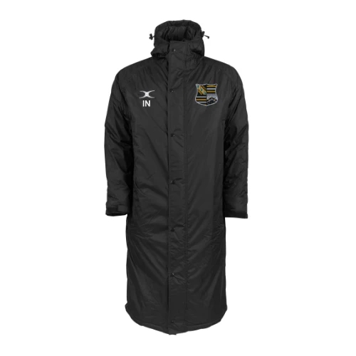 Oadby Wyggestonians RFC Senior's Black TTS Touchline Jacket