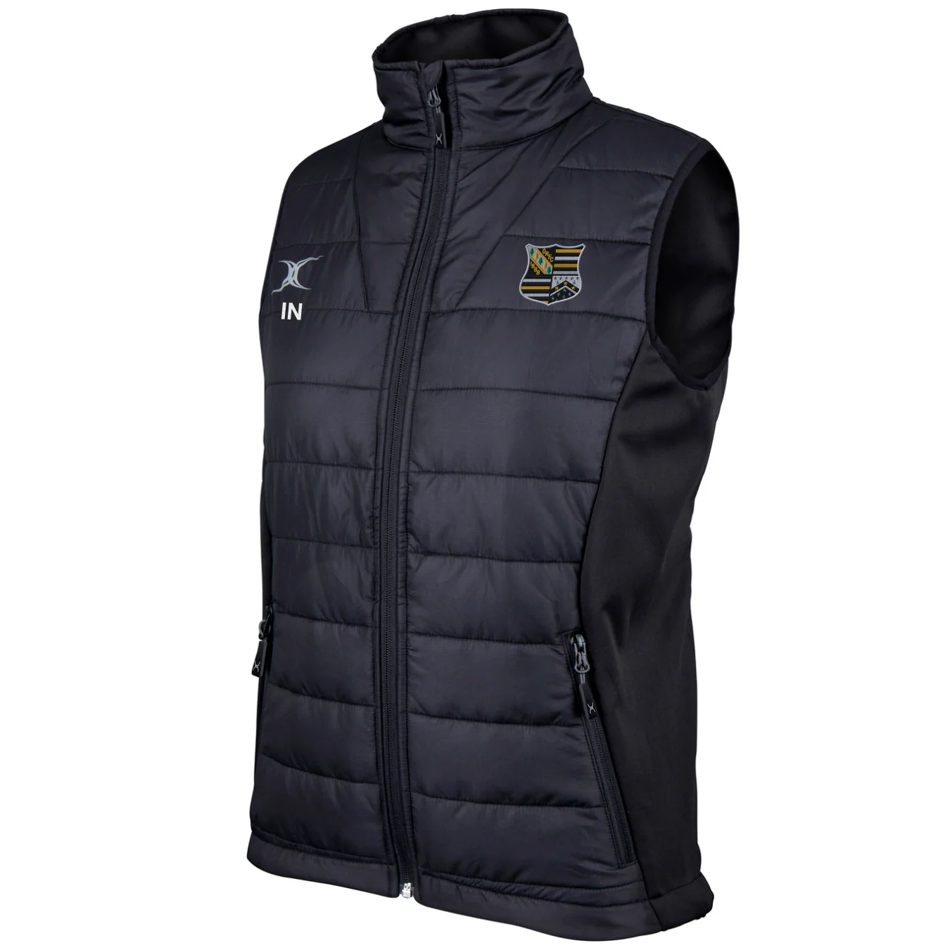 Oadby Wyggestonians RFC Women's Black Pro Ladies Body Warmer