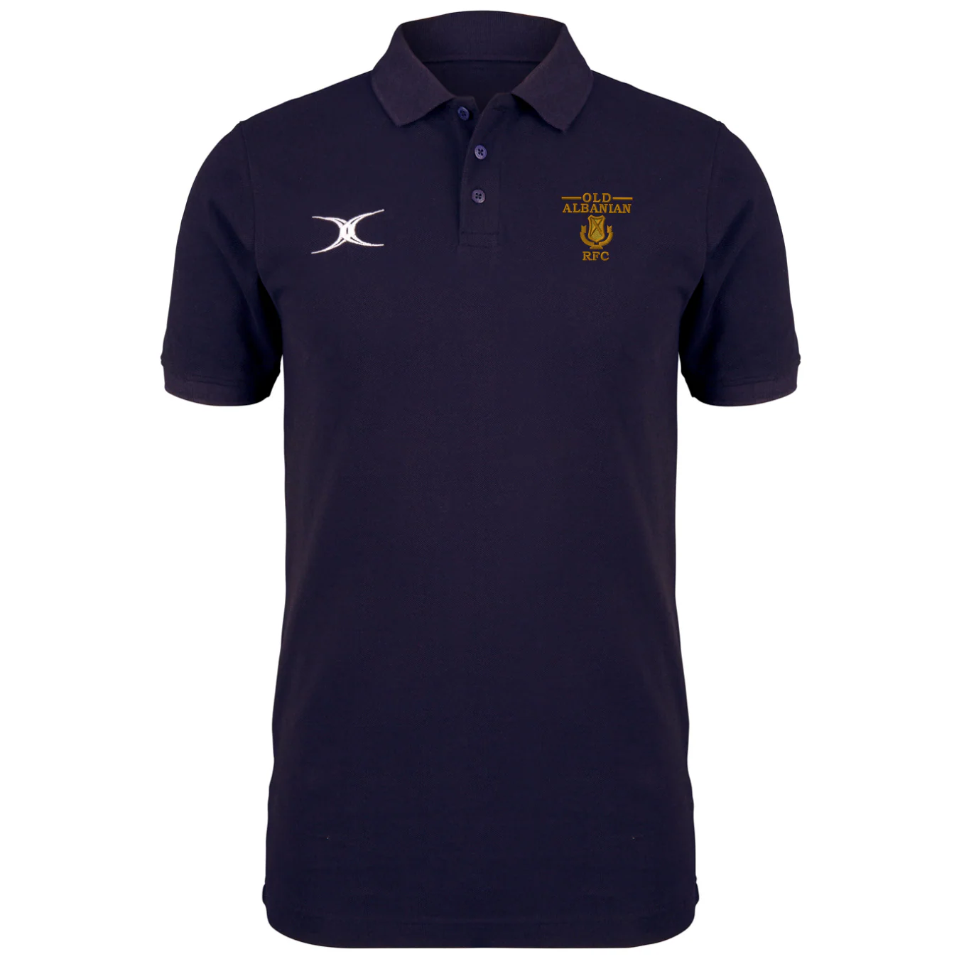 Old Albanians RFC Senior's Dark Navy Quest Mens Polo