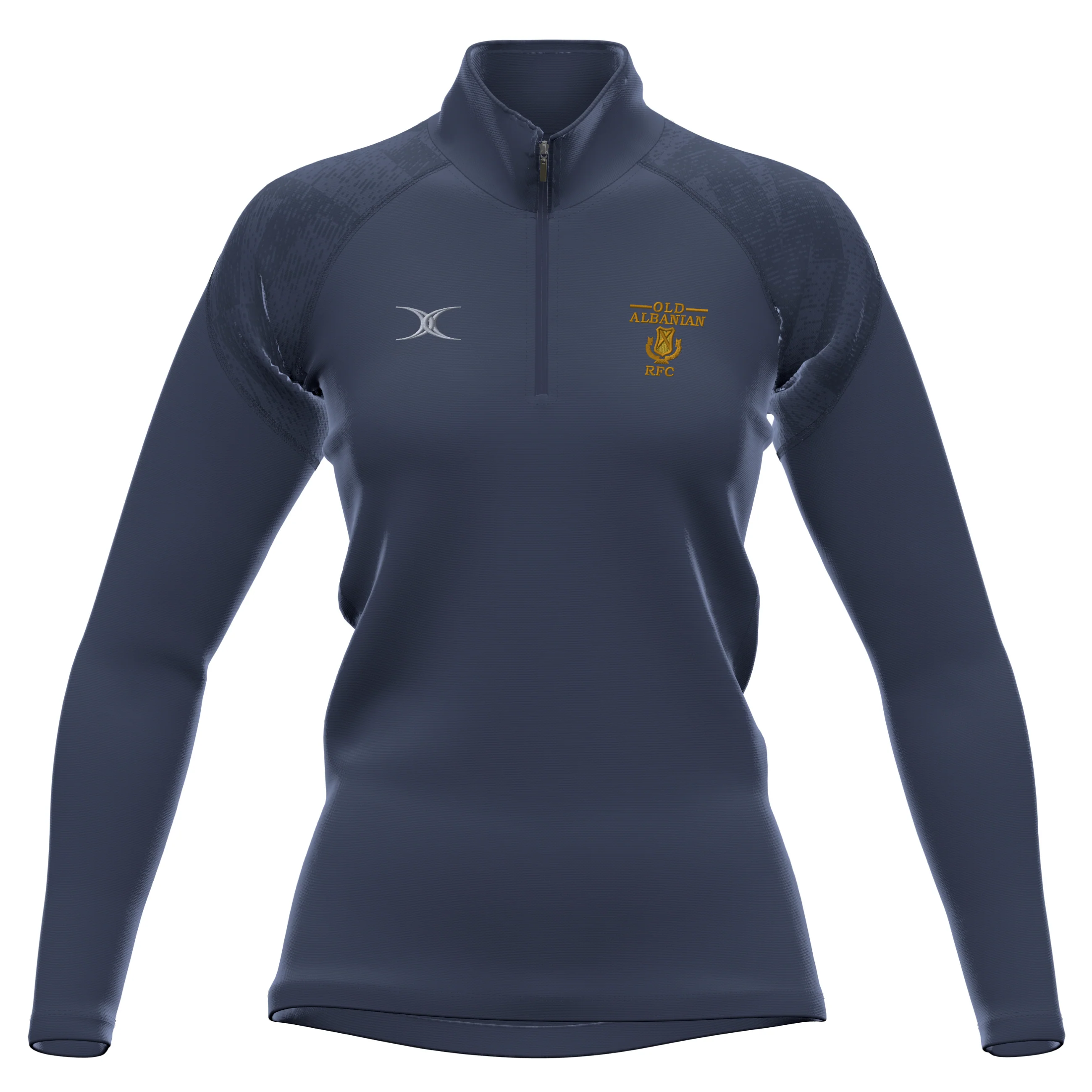 Old Albanians RFC Women's Dark Navy GTS 1/4 Zip Fleece