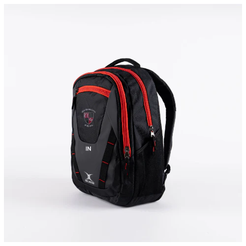 Old Brodleians RUFC Adult's Black / Red Club V4 Rucksack-Senior