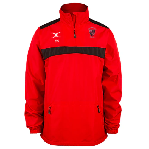 Old Brodleians RUFC Adult's Red / Black Mens Photon 1/4 Zip Jacket (Initials)