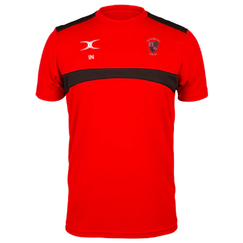 Old Brodleians RUFC Men's Red / Black Photon Tee (Initials)
