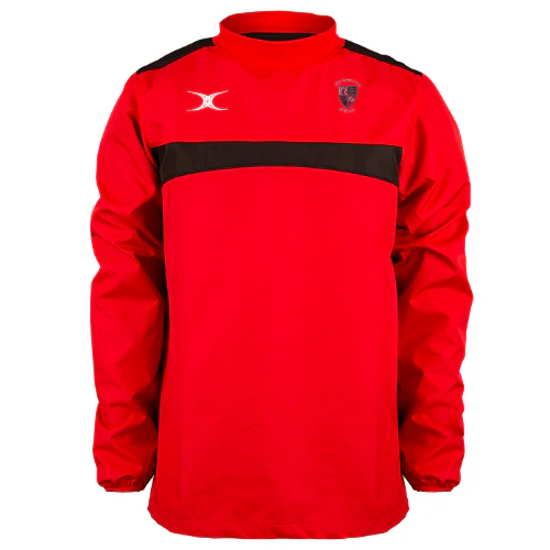Old Brodleians RUFC Child's Red / Black Photon Warm Up Jacket (No Initials)