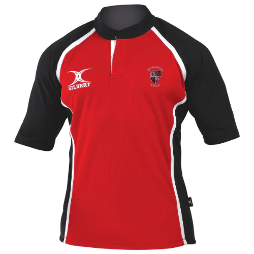 Old Brodleians RUFC Child's Red / Black Xact Two Tone Shirt