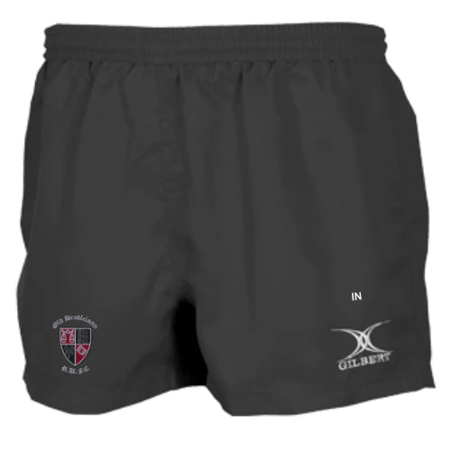 Old Brodleians RUFC Senior's Black Saracen V3 Match Shorts (Initials)