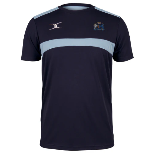 Old Grammarians RFC Adult's Dark Navy / Sky Photon Mens Tee