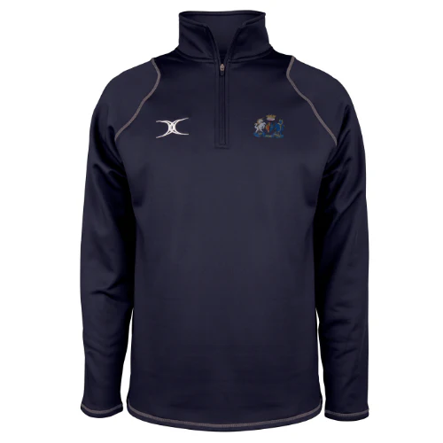 Old Grammarians RFC Child's Dark Navy Quest Mens 1/4 Zip Fleece